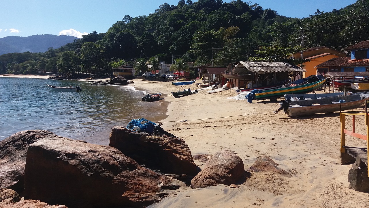 Praia de Picinguaba - Típica vila de pescadores