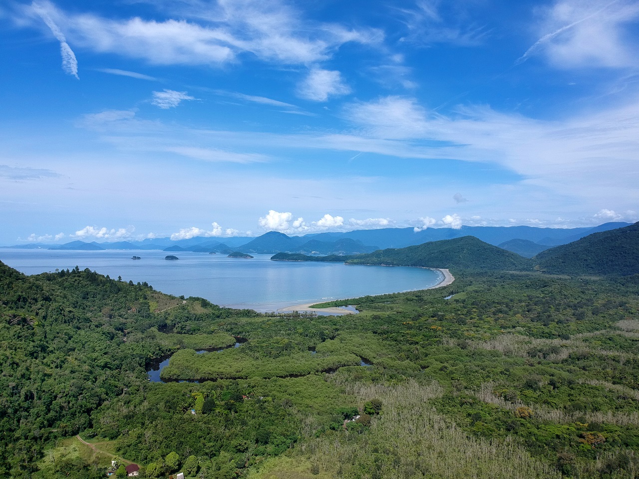 Praia da Fazenda vista da rodovia Rio Santos