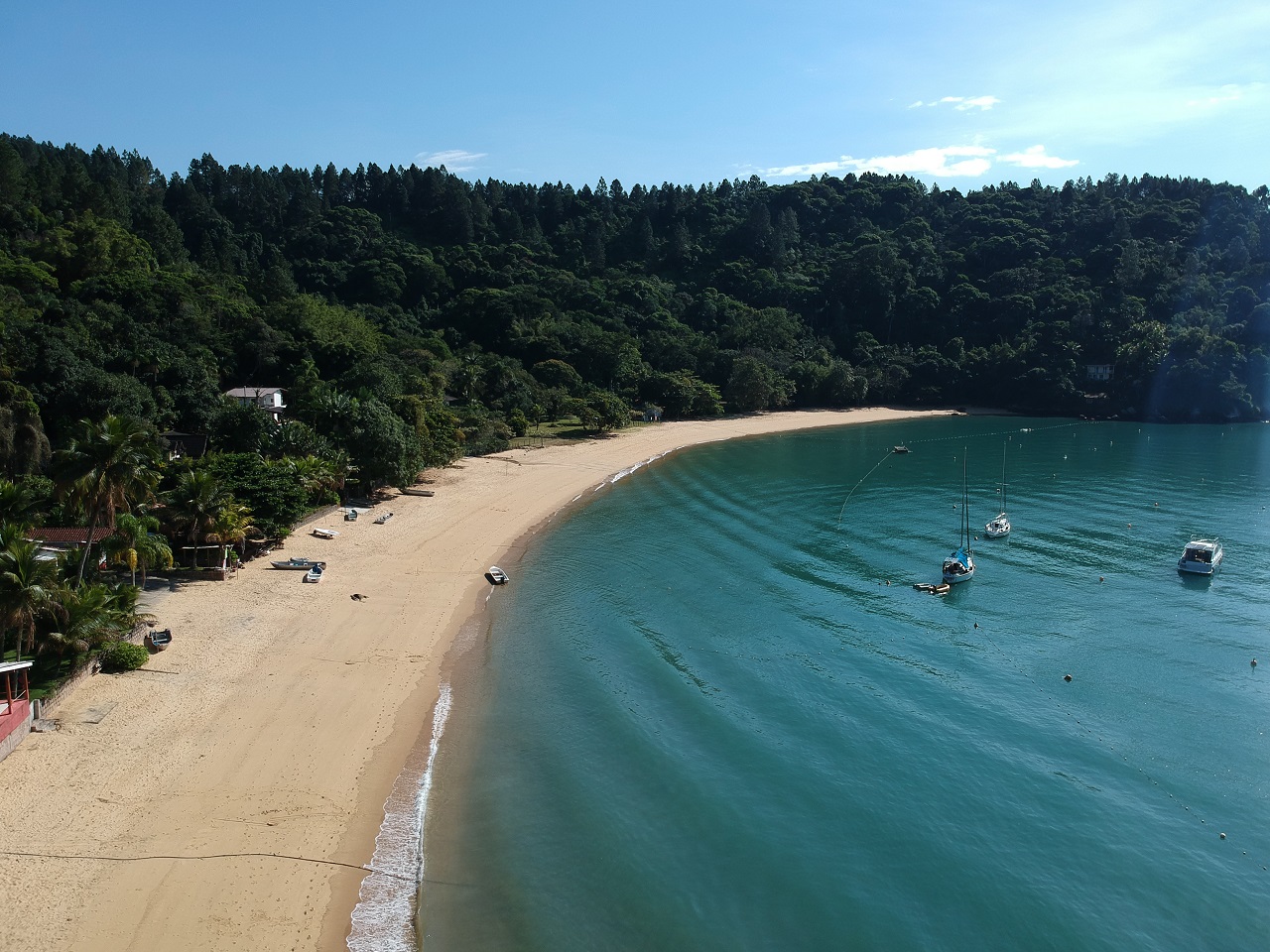 Praia do Flamengo - região sul de Ubatuba