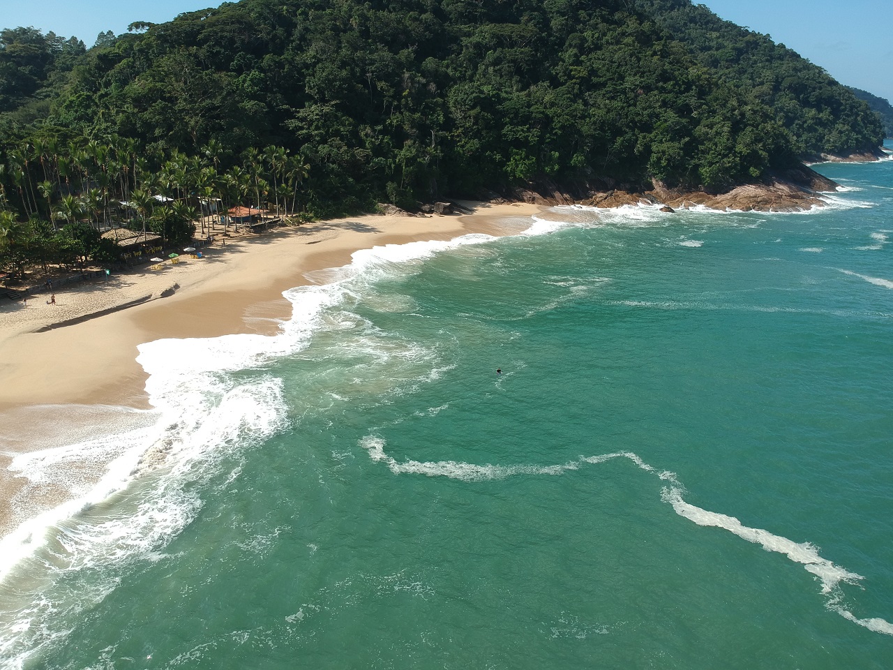 Praia da Sununga - região sul de Ubatuba