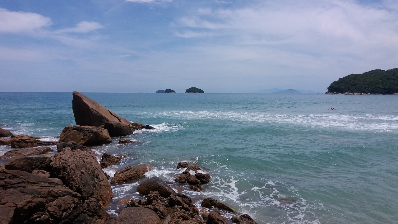 Praia Brava da Almada - Região norte de Ubatuba