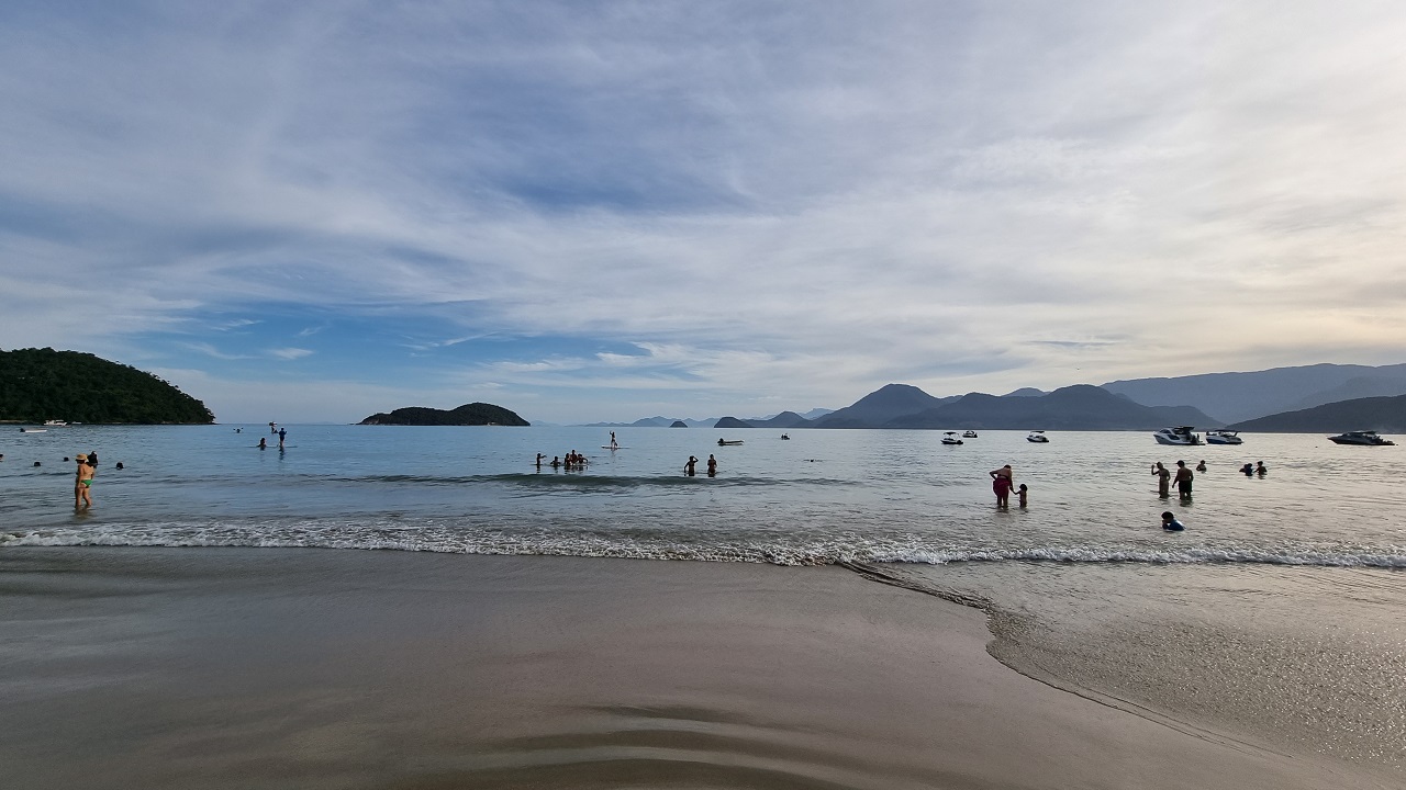 Final de tarde na Praia da Almada