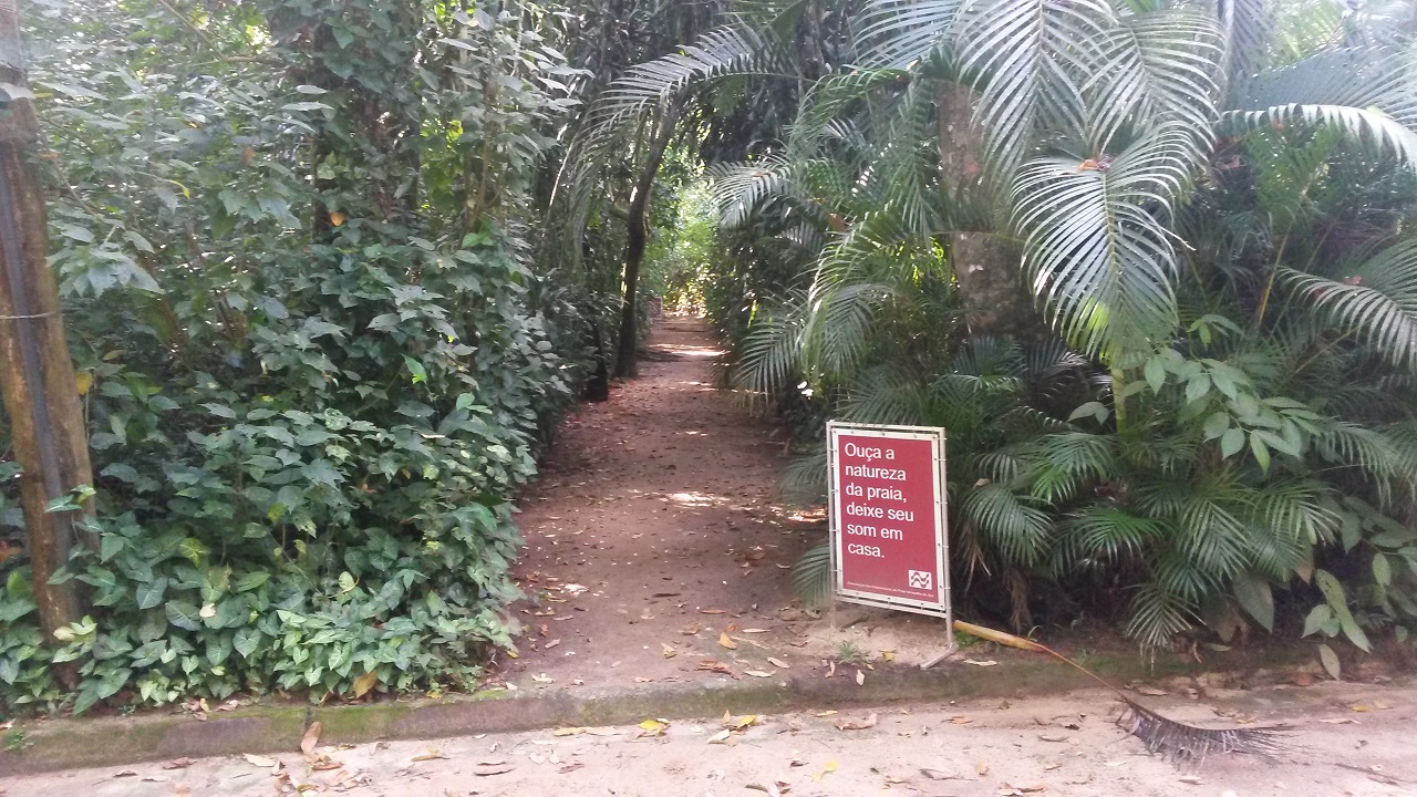 Acesso para Praia Vermelha do Sul