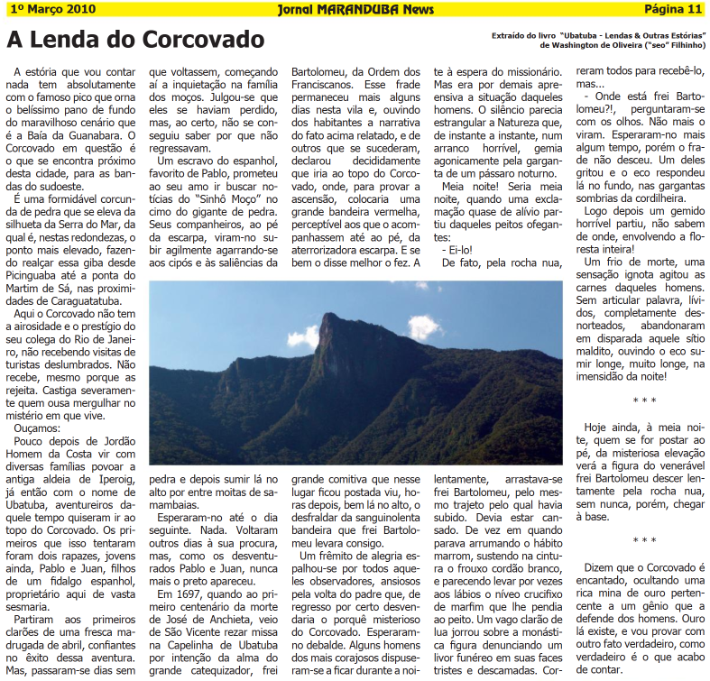 A Lenda do Corcovado