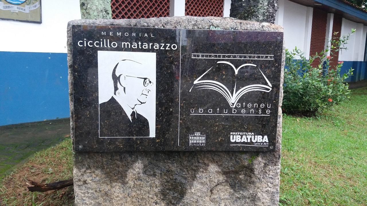 Memorial Ciccillo Matarazzo - Homenagem de Ubatuba a esta grande personalidade