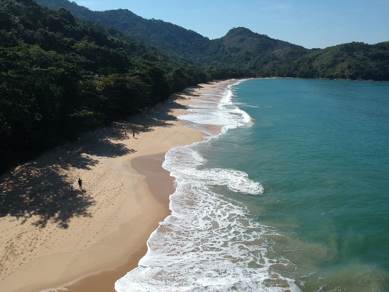 Praia Grande do Bonete início da trilha