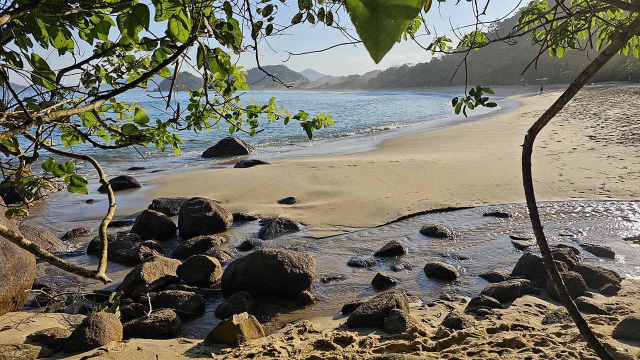 Canto esquerdo da Praia Vermelha do Norte