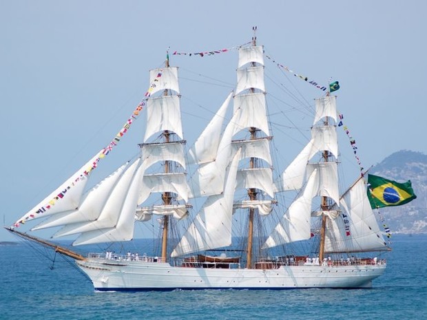 Navio Veleiro Cisne Branco em Ubatuba