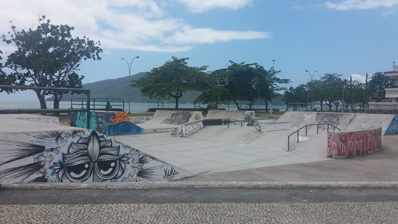 Pista de Skate - Localizada próxima do aeroporto de Ubatuba