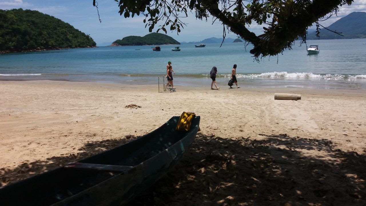 Praia do Engenho e Ilha dos Porcos ao fundo