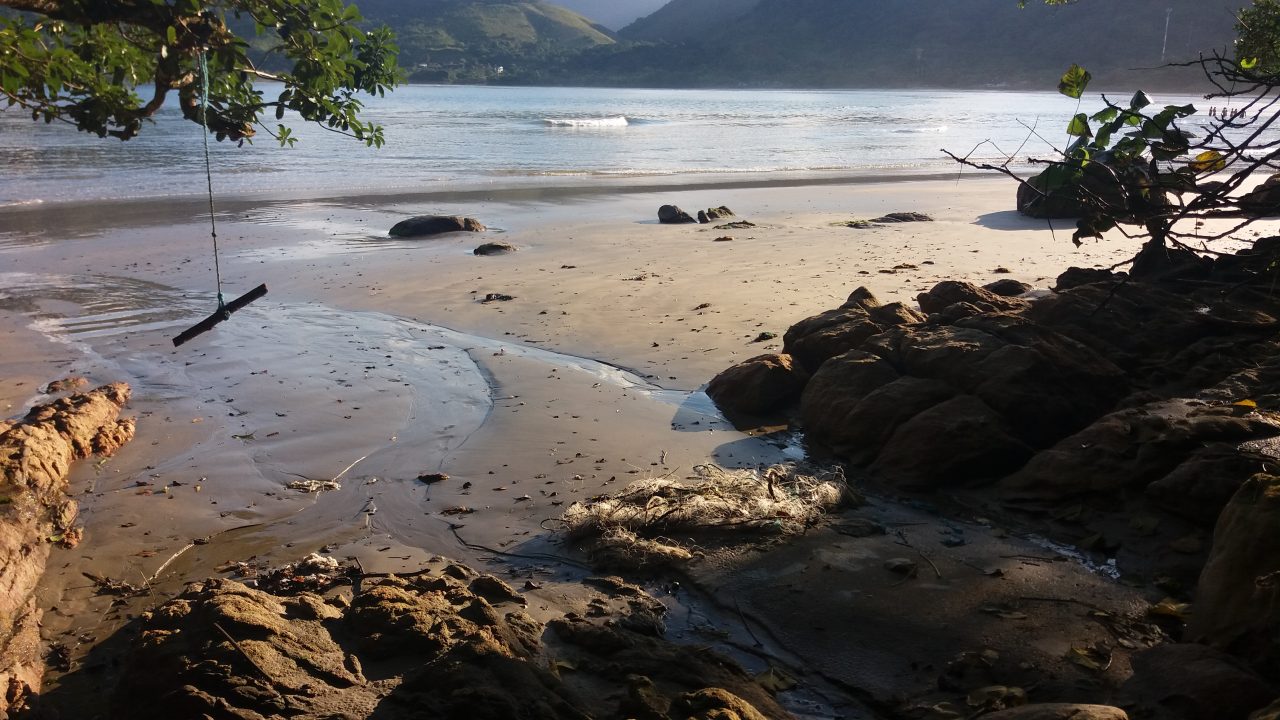 Canto esquerdo da Praia da Barra