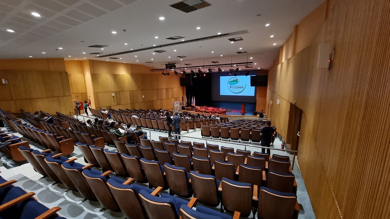 Interior do Teatro Municipal - Capacidade para 488 pessoas