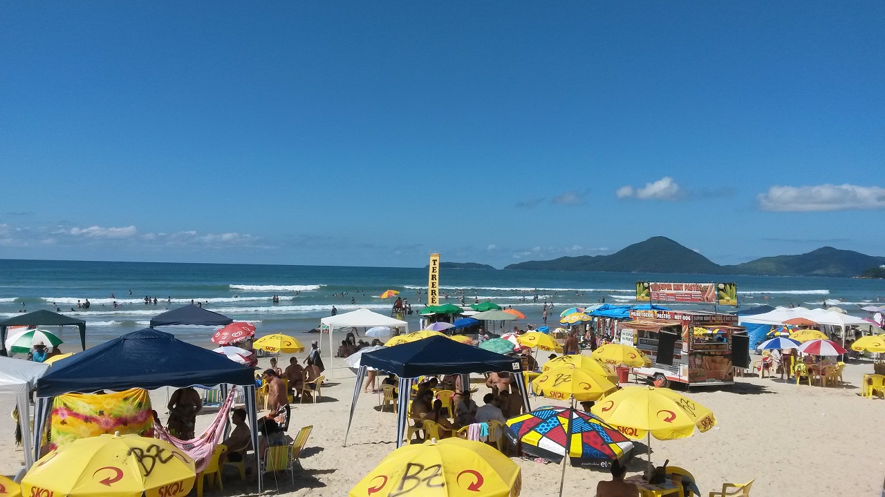 Praia Grande - região central de Ubatuba