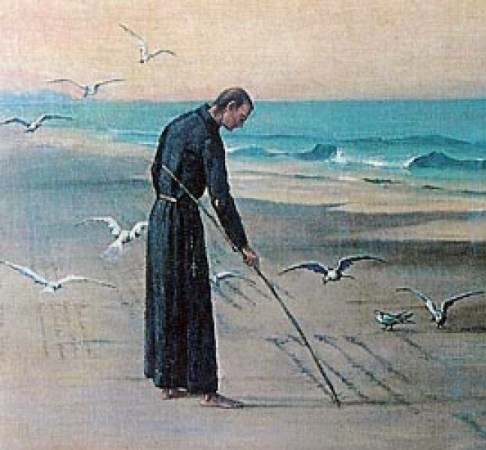 Você sabia que o primeiro poema do padre José de Anchieta, foi escrito nas areias de Ubatuba?