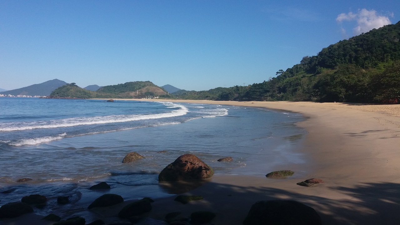 Canto esquerdo da Praia Vermelha do Norte