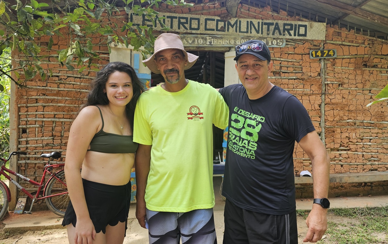 Jurandir do Quillombo Caçandoca - Maria Laura e Edson Conti do Curiosidades de Ubatuba