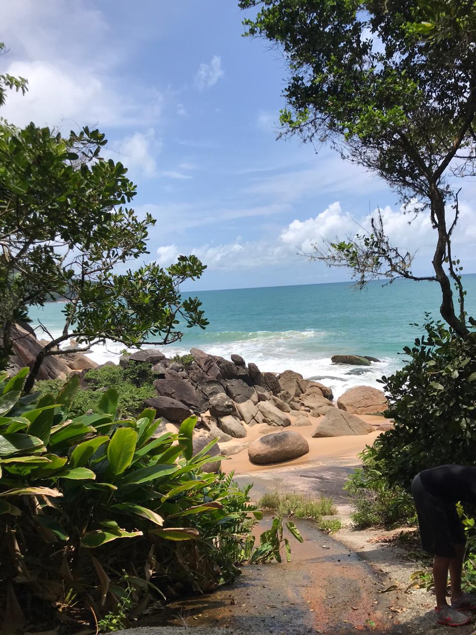 Praia do Simão - Vista da Cachoeira