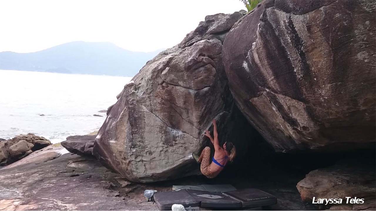 Bouldering no Pontão da Fortaleza