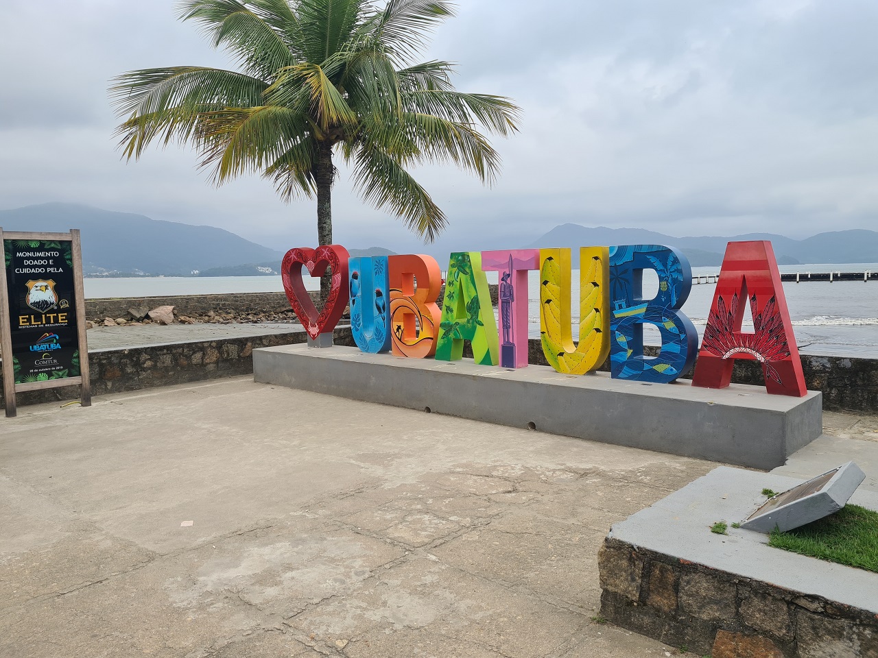 Totem Letreiro Ubatuba