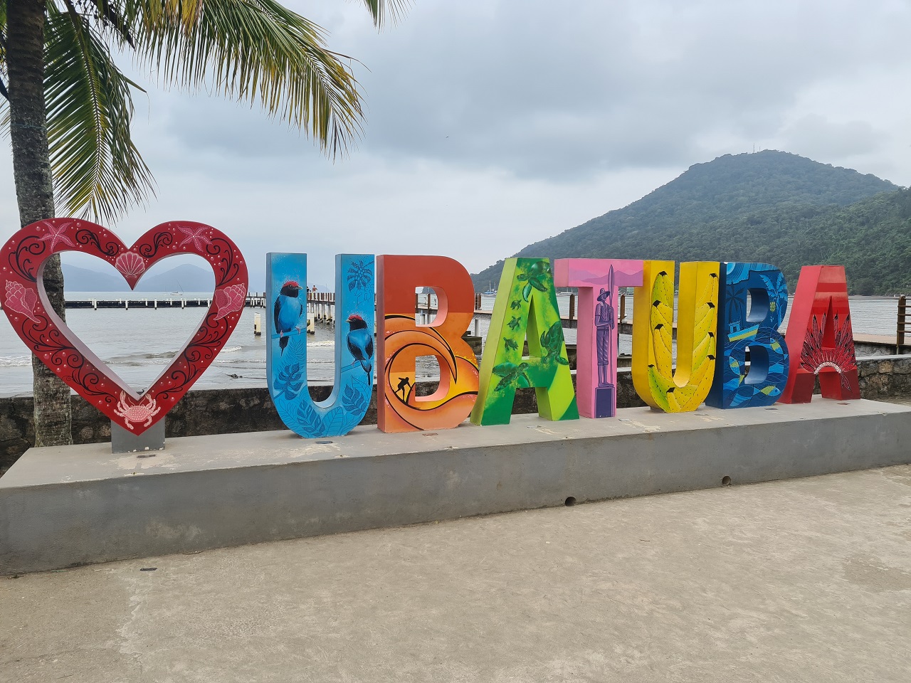 Totem Letreiro Prefeitura de Ubatuba