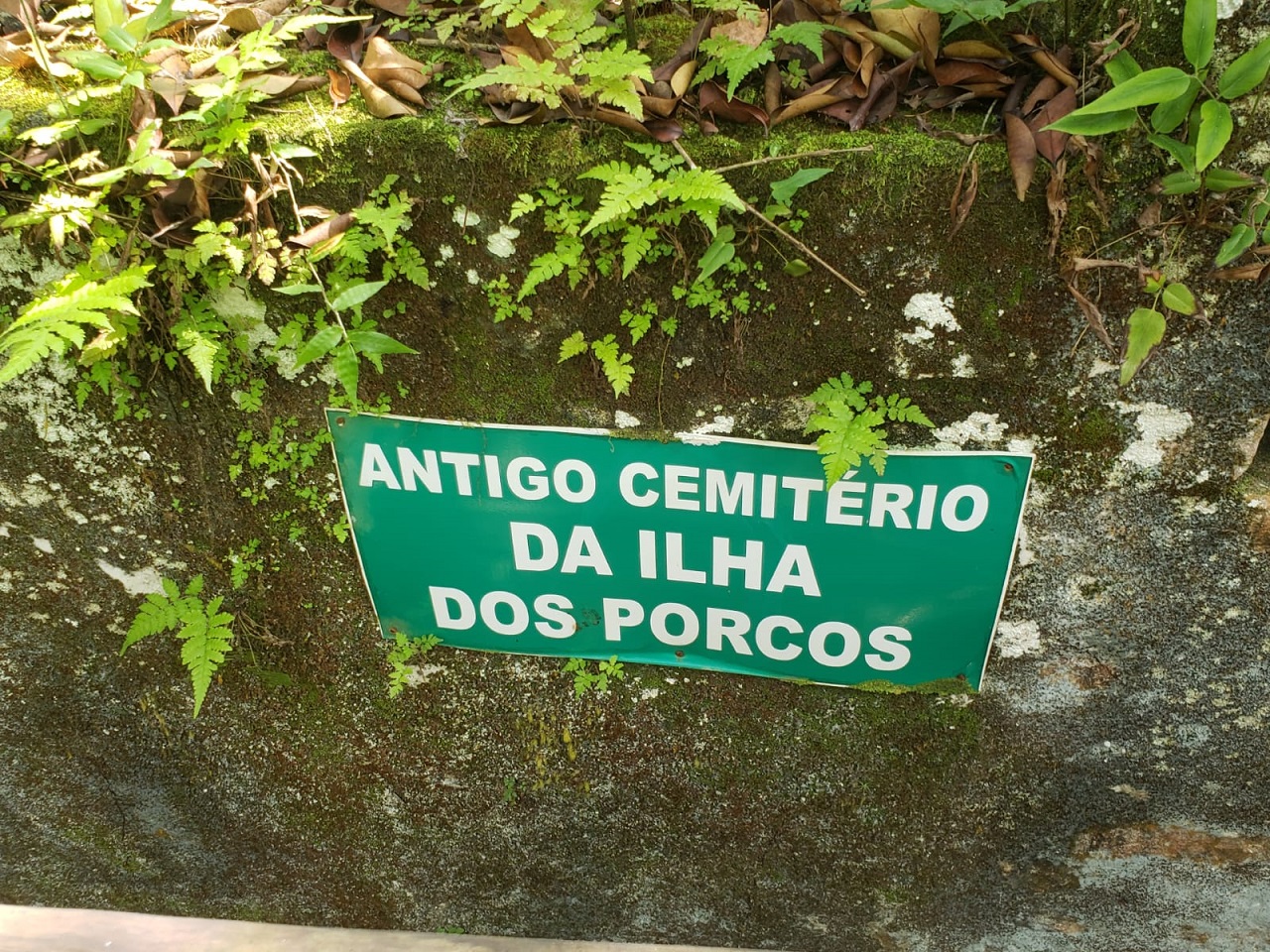 Antigo cemitério da Ilha Anchieta