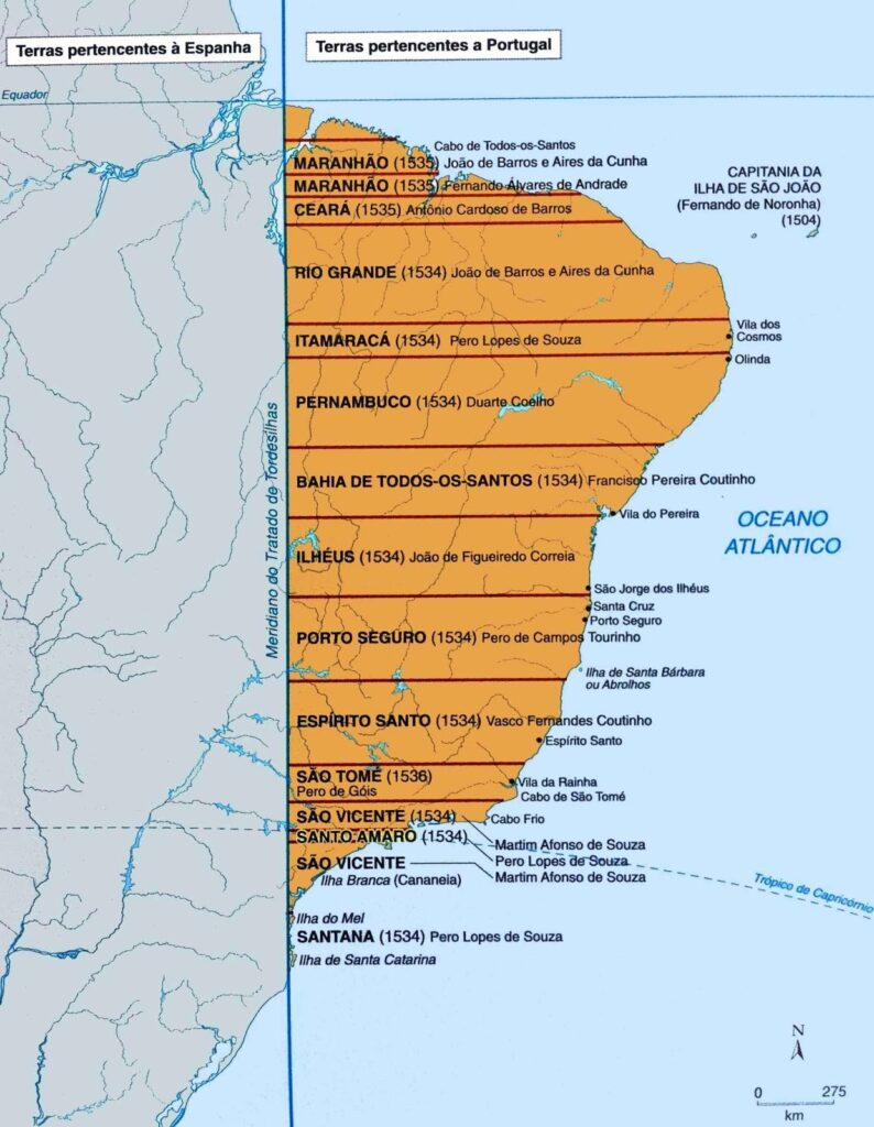 As Capitanias Hereditárias