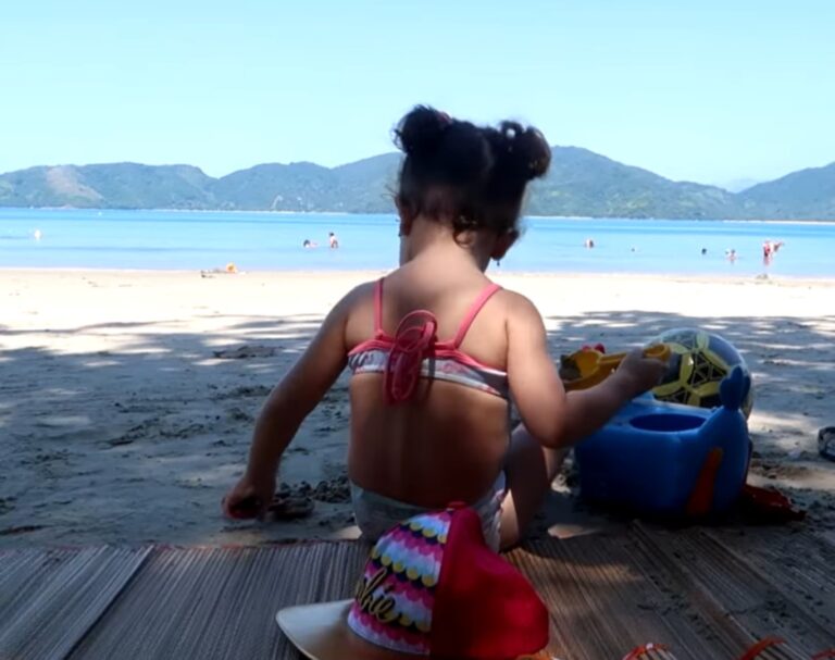 Prevenção para crianças na praia