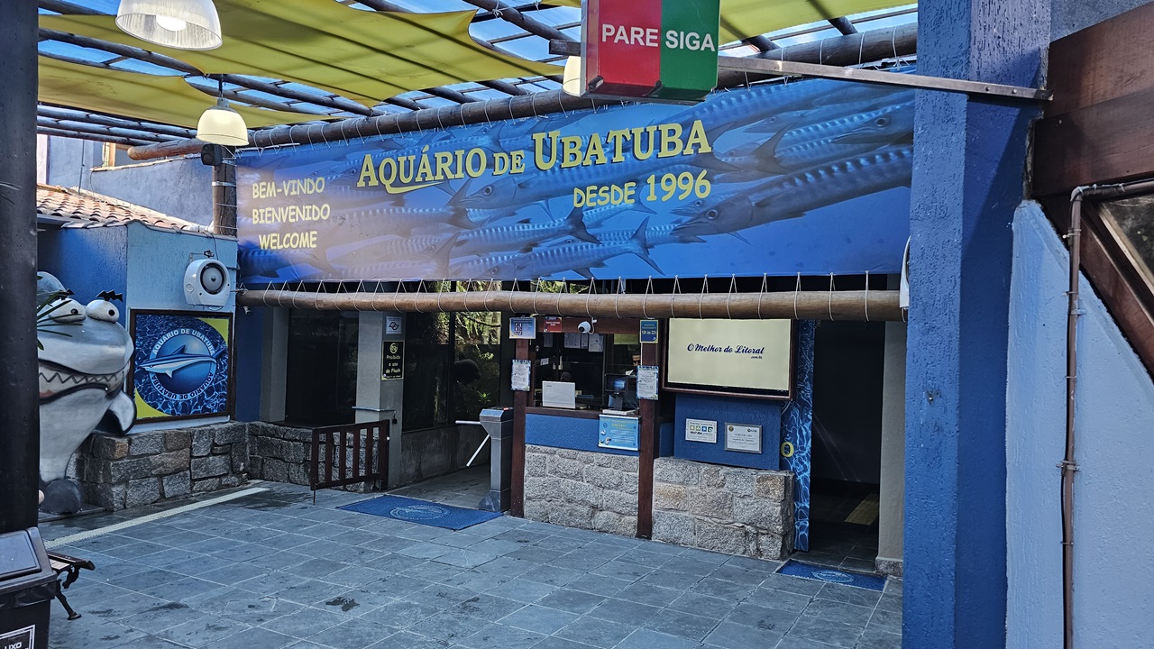 Aquário de Ubatuba - Localizado próximo ao Centro da Cidade