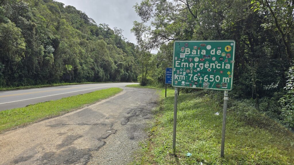 Mirante na rodovia Oswaldo Cruz