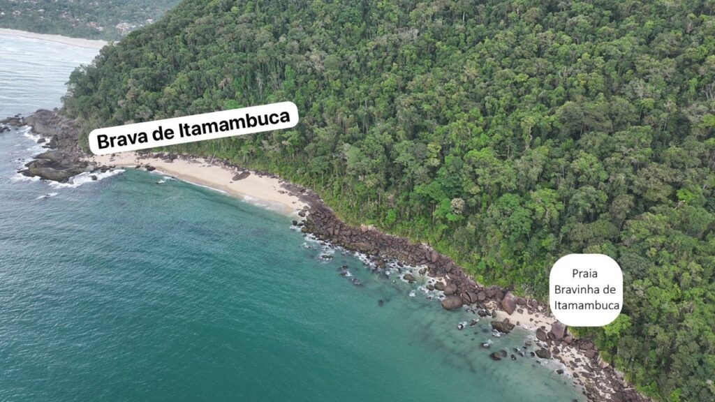 Praia Bravinha de Itamambuca - Ao lado da Brava de Itamambuca