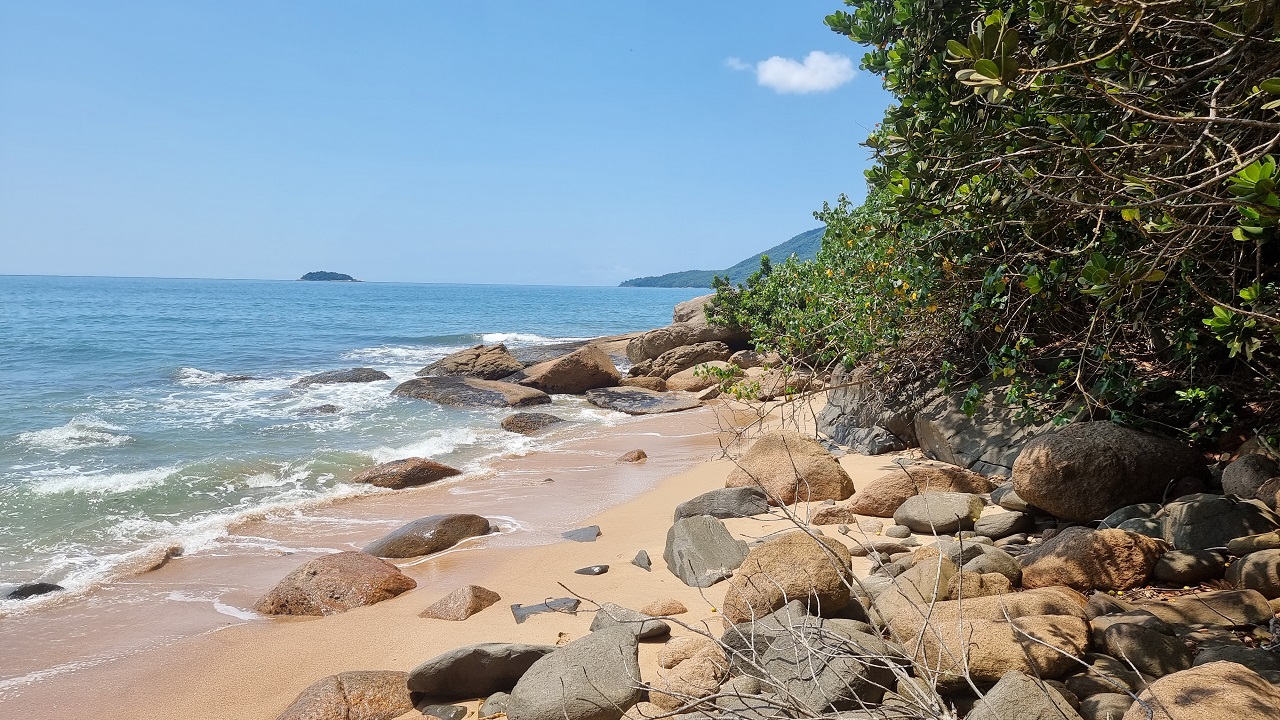 Praia de Itapecerica - localizada na região sul de Ubatuba