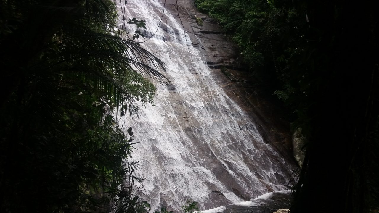 Chegada a Cachoeira Véu da Noiva